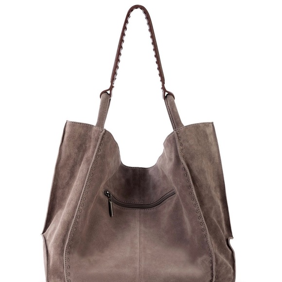 The Sak Taupe Suede Tote Bag - Picture 2 of 4